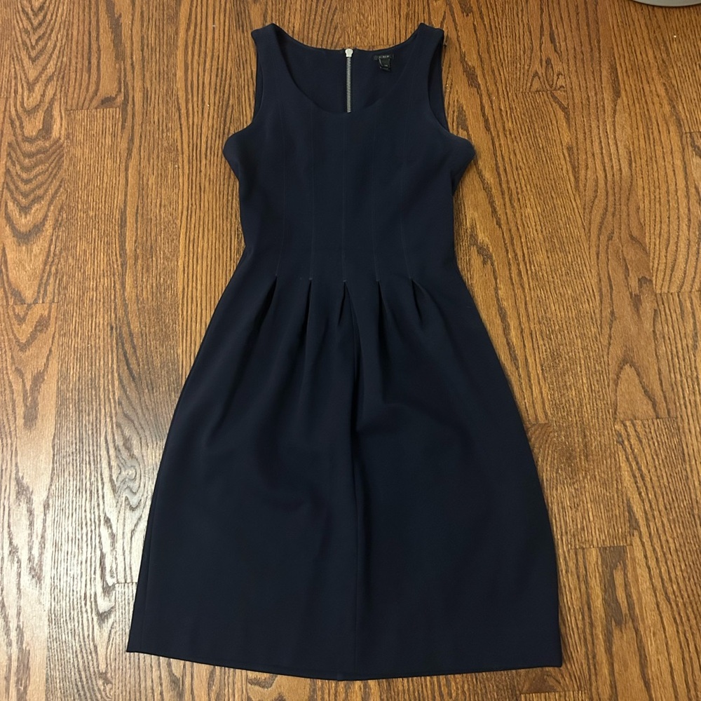 J. Crew Midnight Blue Midi Dress